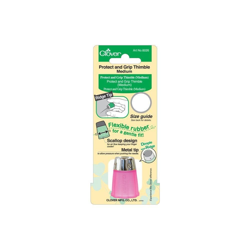 Protect and Grip Thimble, Medium, Clover