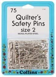 Quilters Safety Pins, Size 2, Collins