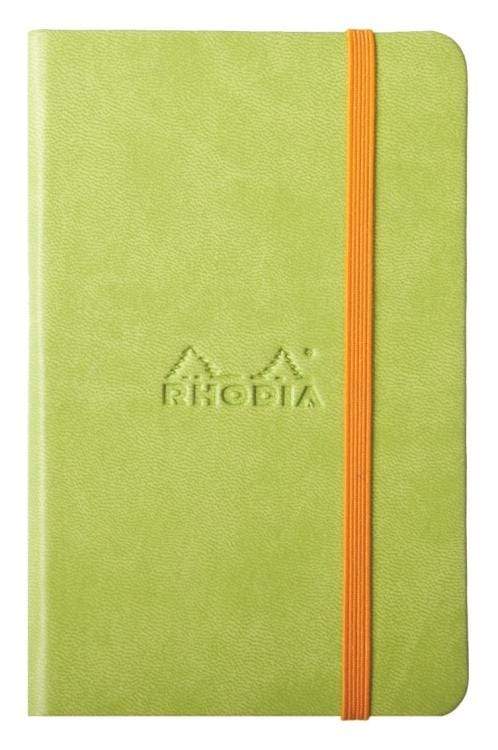 3 1/2" x 5 1/2" / Blank Rhodia Hardcover Journal Options in Anise