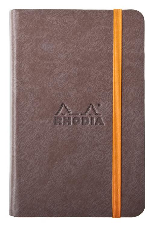 3 1/2" x 5 1/2" / Blank Rhodia Hardcover Journal Options in Chocolate