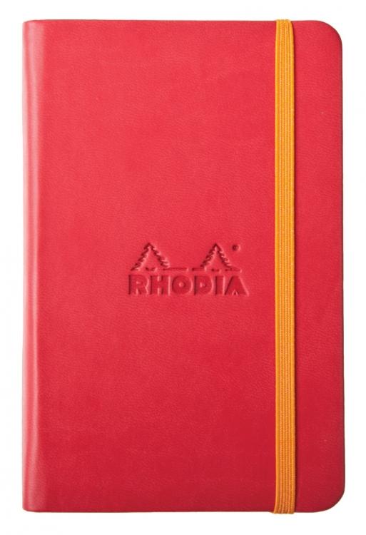 3 1/2" x 5 1/2" / Blank Rhodia Hardcover Journal Options in Poppy