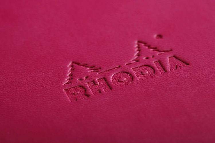 Rhodia Hardcover Journal Options in Raspberry