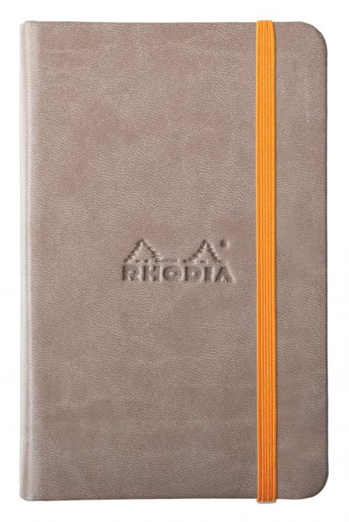 3 1/2" x 5 1/2" / Blank Rhodia Hardcover Journal Options in Taupe