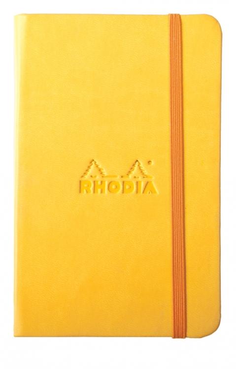 3 1/2" x 5 1/2" / Blank Rhodia Hardcover Journal Options in Yellow