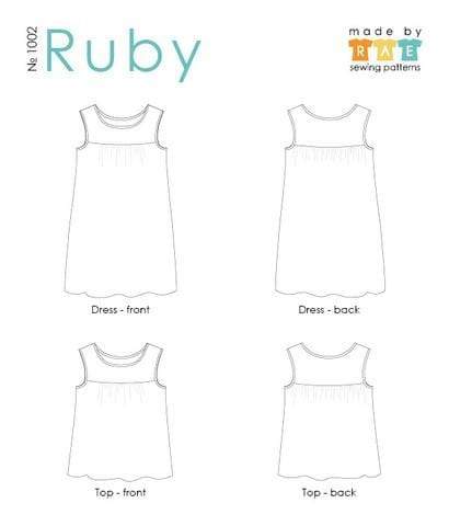Ruby Dress or Top, Made by Rae