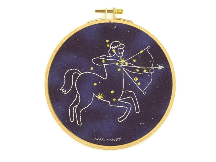 Sagittarius Embroidery Kit - Constellation Series from Kiriki