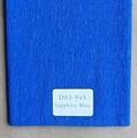 Sapphire Blue, Single Ply Crepe Paper,  10 inches x 7 1/2 feet