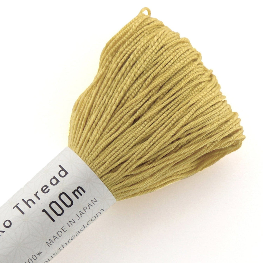 Sashiko Thread - 111 Yard Skein in Gold (106)