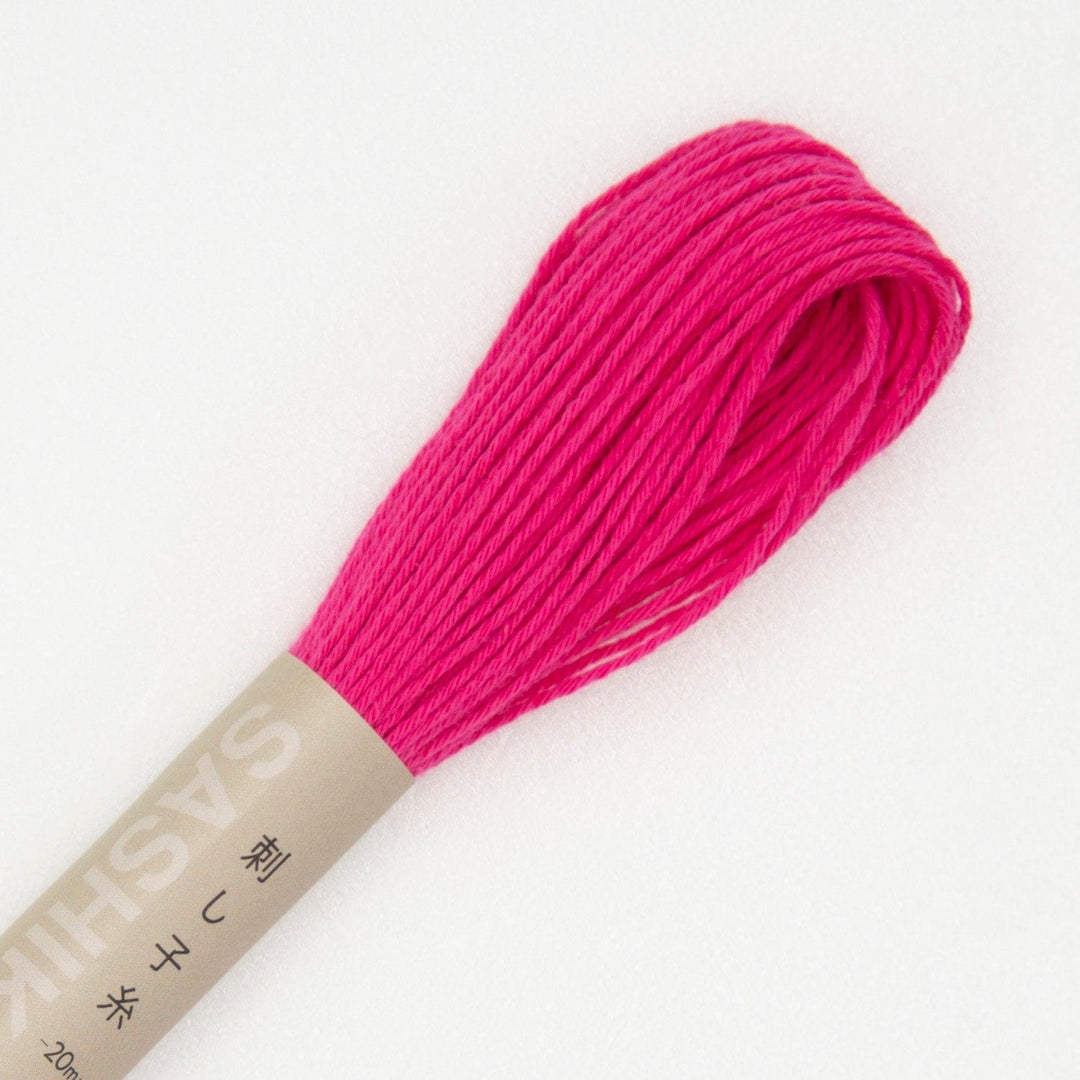 Sashiko Thread - 22 Yard Skein in Hot Pink (21)