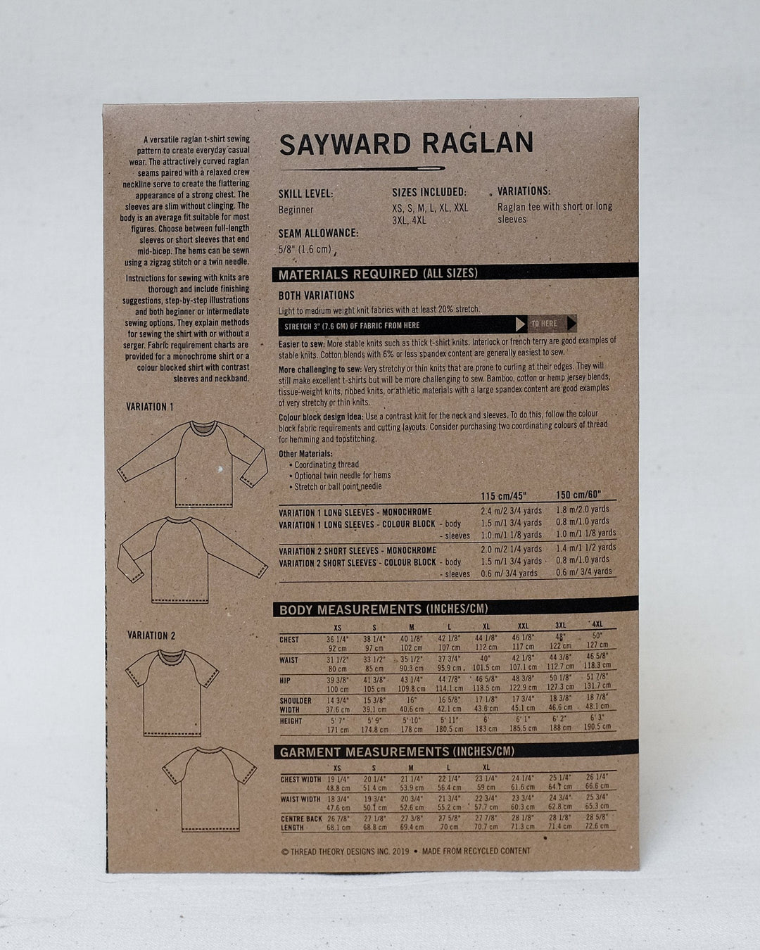 Sayward Raglan - Thread Theory