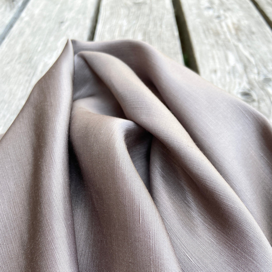 Seaglass Silk Linen in Pewter