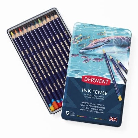 Set of 12 Inktense Pencils