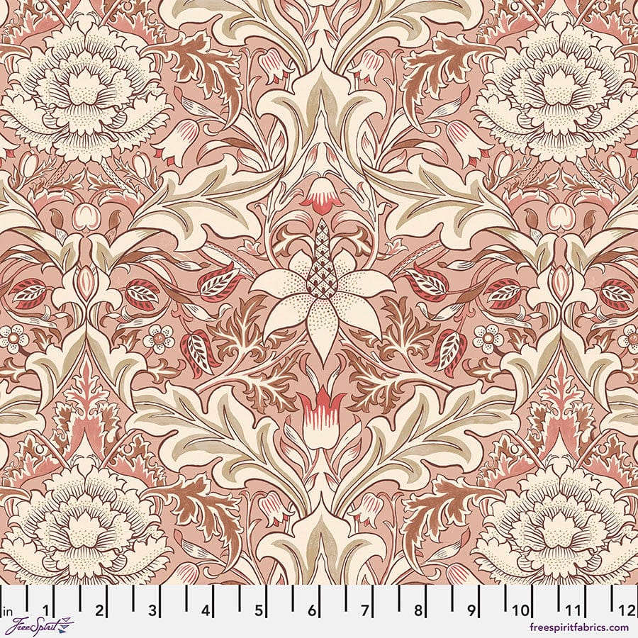 Severne in Coral - Wandle Collection - Morris & Company for Freespirit