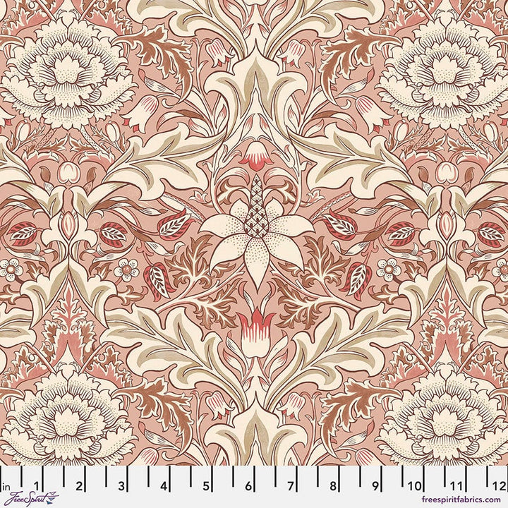 Severne in Coral - Wandle Collection - Morris & Company for Freespirit