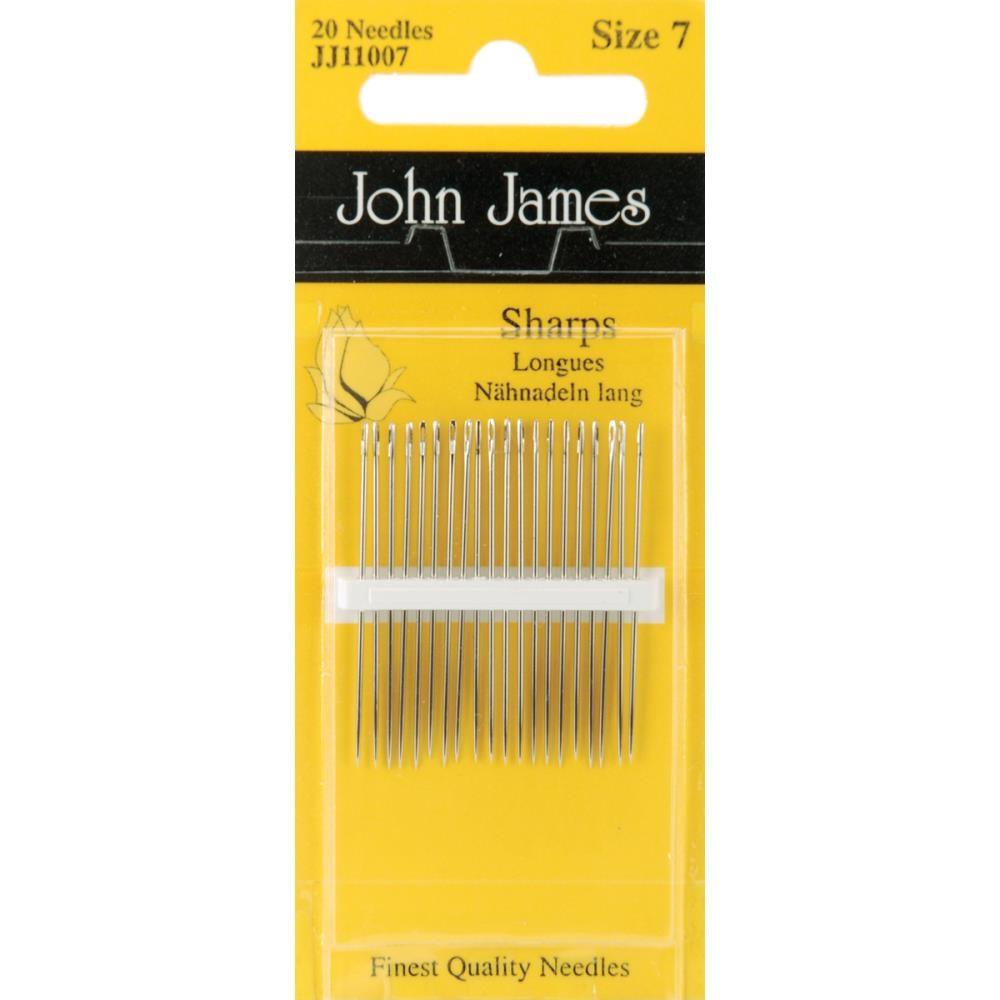 Sharps, Size 7, 20 Count, John James