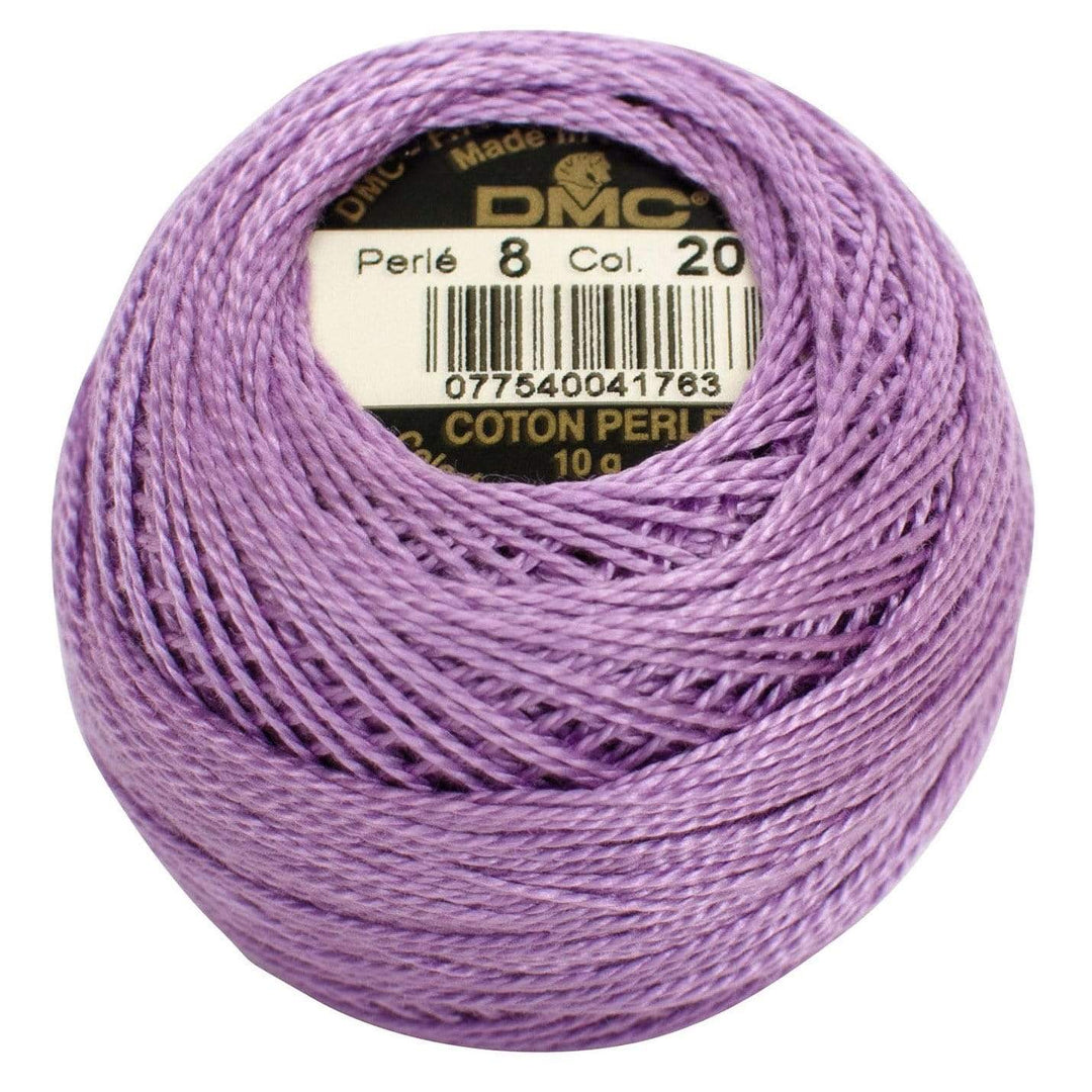 Size 8 Pearl Cotton Ball in Color 209 ~ Dark Lavender