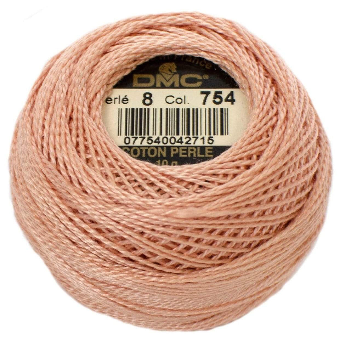 Size 8 Pearl Cotton Ball in Color 754 ~ Light Peach – Fiddlehead Artisan  Supply