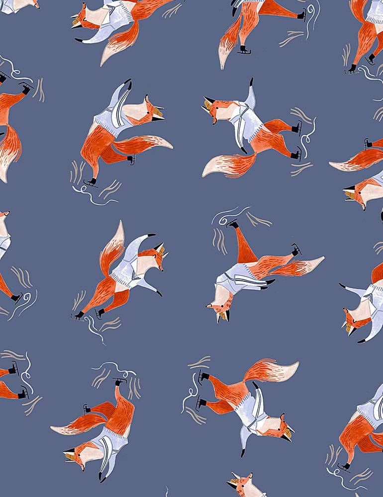 Skating Foxes on Moonlight for Dear Stella