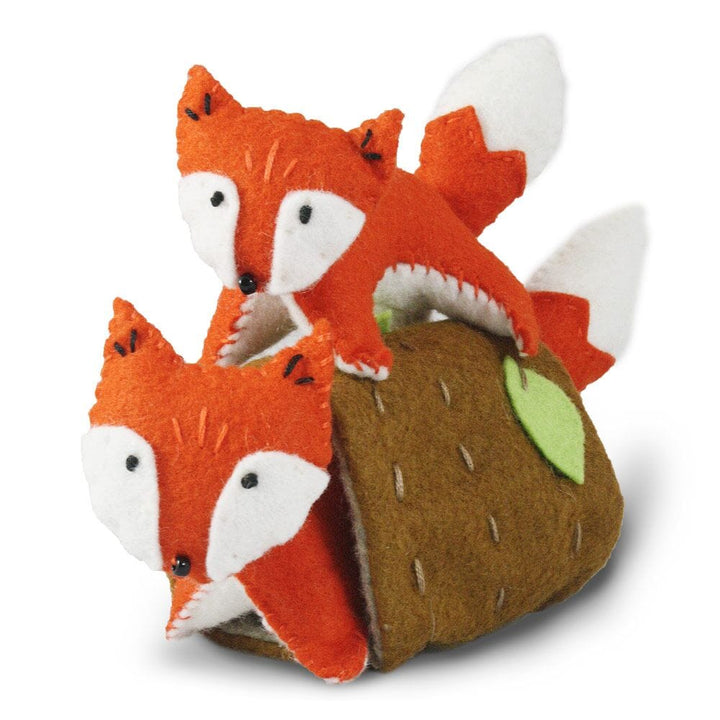 Small Whimsy Softie Kit - Frisky Foxes - Heidi Boyd