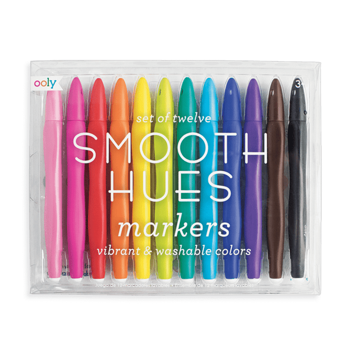 Smooth Hues Markers - Set of 12