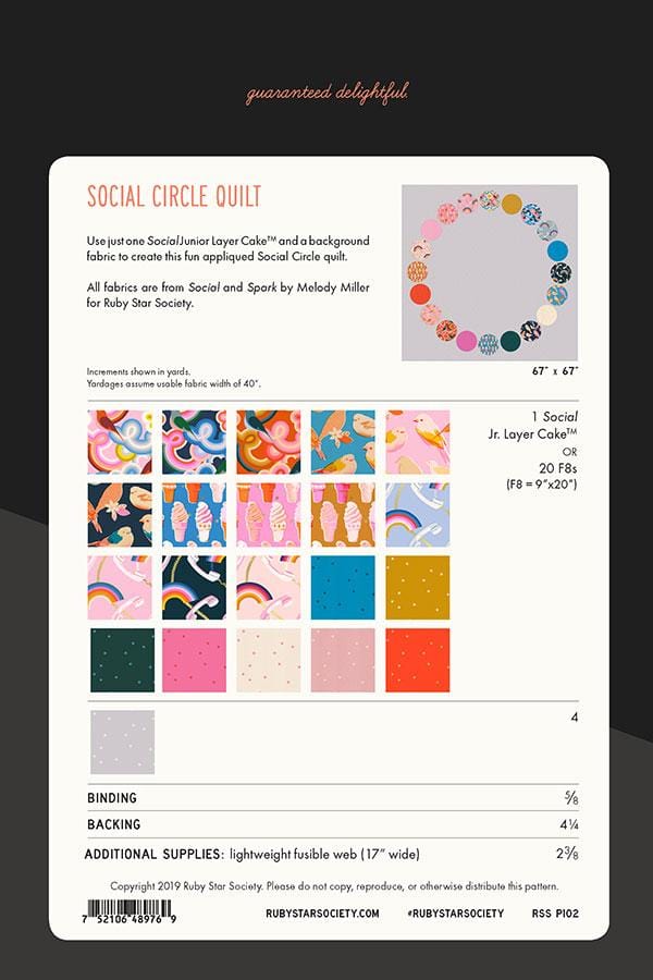 Social Circle Quilt by Ruby Star Society
