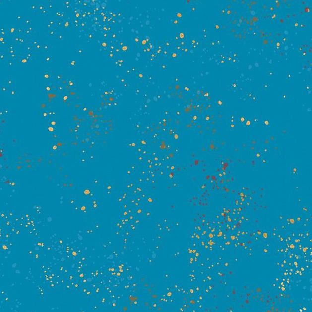 Speckled Metallic in Bright Blue by Rashida Colman-Hale