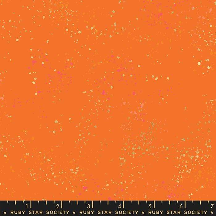 Speckled Metallic in Burnt Orange by Rashida Colman-Hale