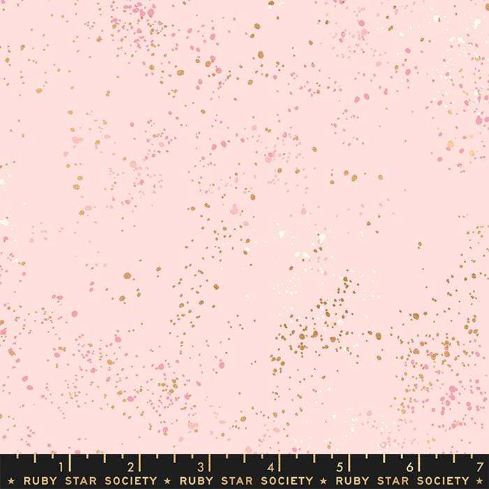 Speckled Metallic in Pale Pink by Rashida Colman-Hale