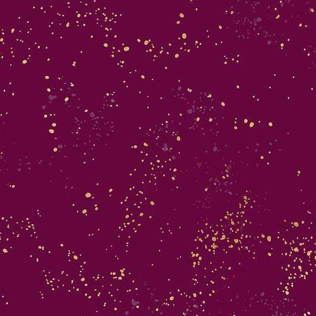 Speckled Metallic in Purple Velvet by Rashida Colman-Hale