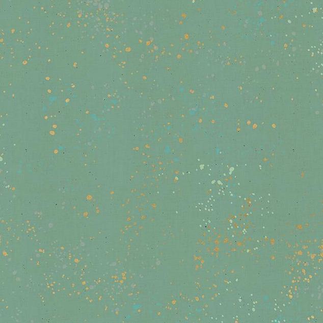 Speckled Metallic in Soft Aqua by Rashida Colman-Hale