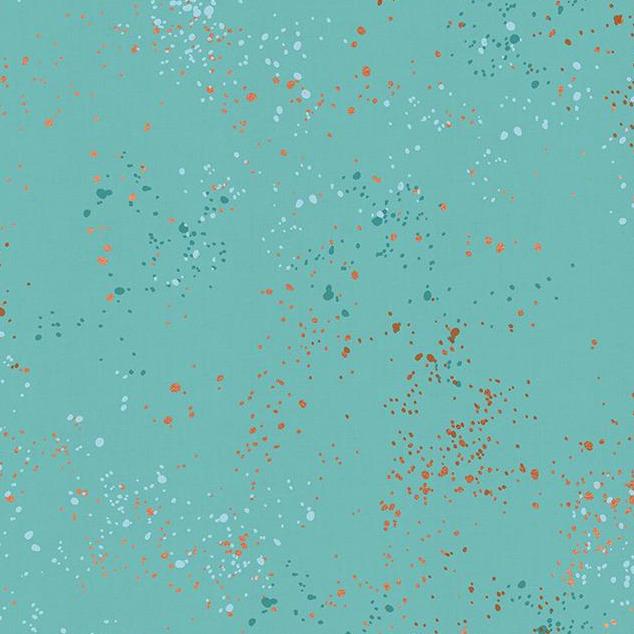 Speckled Metallic in Turquoise by Rashida Colman-Hale