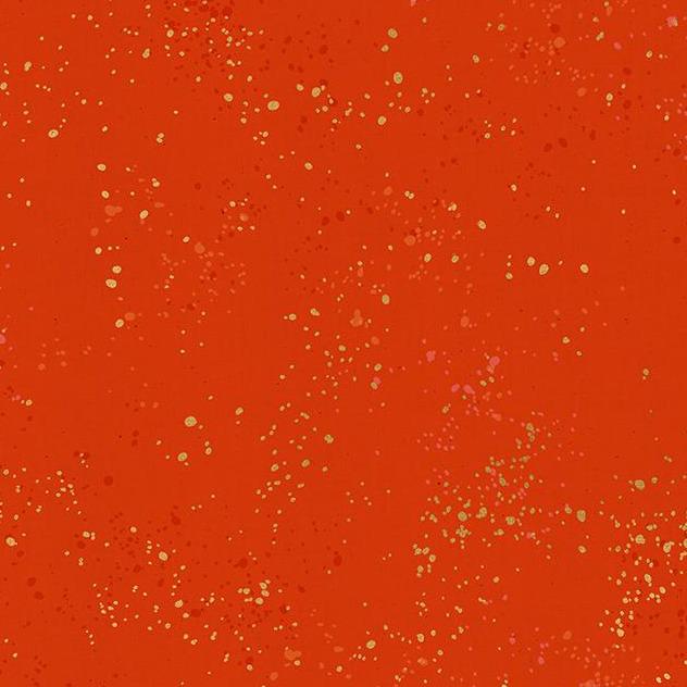 Speckled Metallic in Warm Red by Rashida Colman-Hale