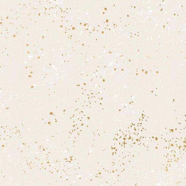 Speckled Metallic in White Gold by Rashida Colman-Hale