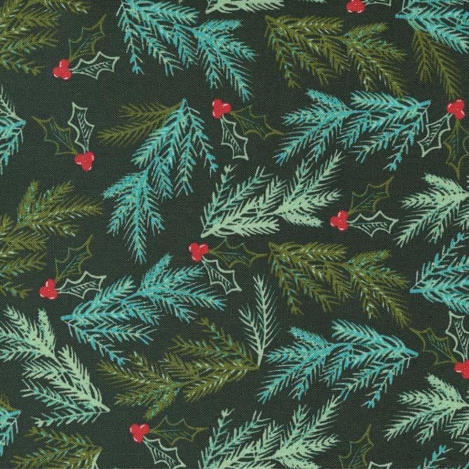 Spruce Sprig on Hunter - Cheer and Merriment Collection - MODA