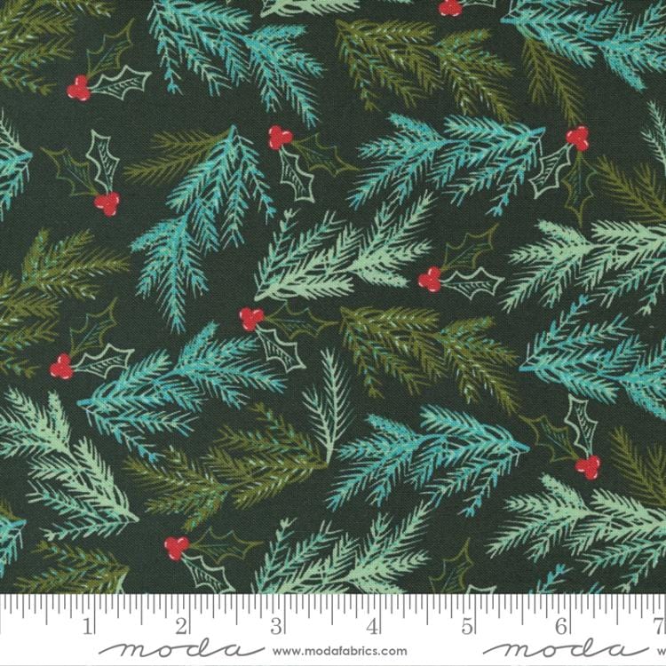 Spruce Sprig on Hunter - Cheer and Merriment Collection - MODA