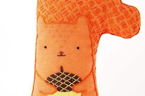 Squirrel Embroidery Kit from Kiriki