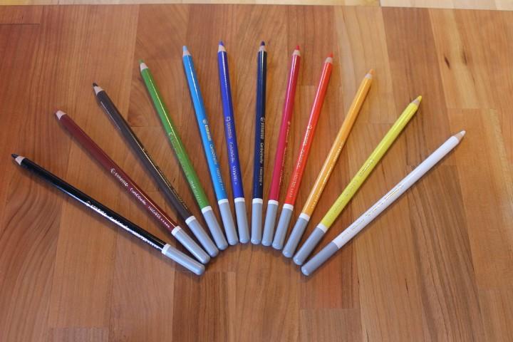 Stabilo Chalk-Pastel Coloring Pencils, Set of 12