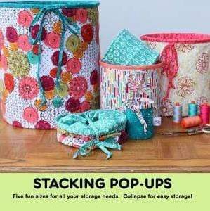 Stacking Pop-Up Basket, Pattern by The Fat Quarter Gypsy