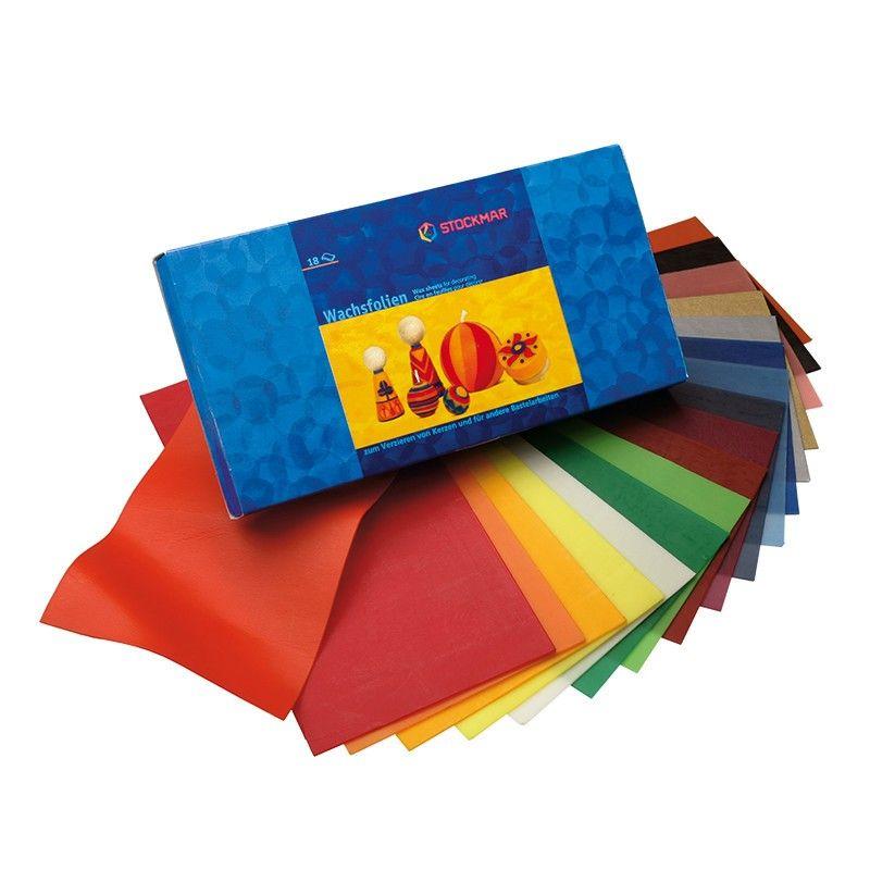 Stockmar Large Decorative Wax Sheets - Set of Eighteen Colors