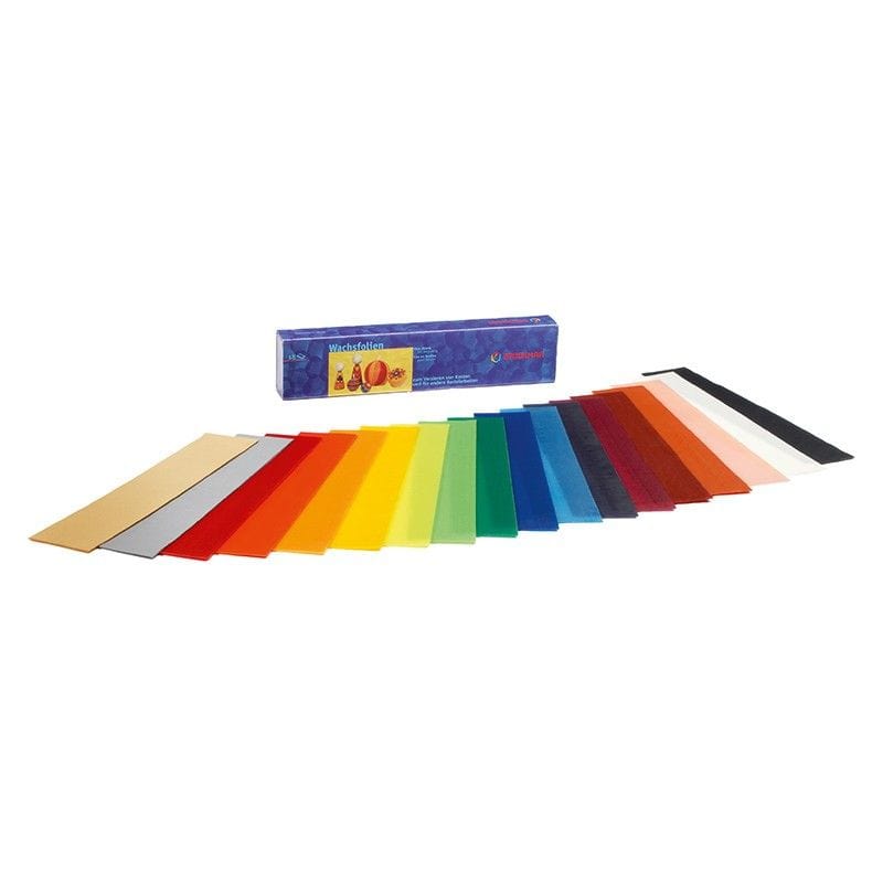 Stockmar Narrow Decorative Wax Sheets - Set of Eighteen Colors