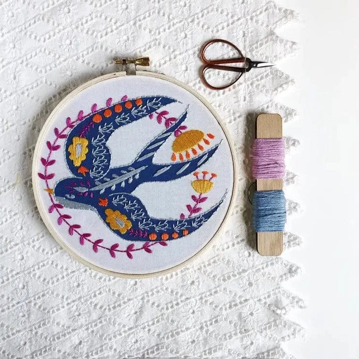 Swallow - Embroidery Kit - Rikrack