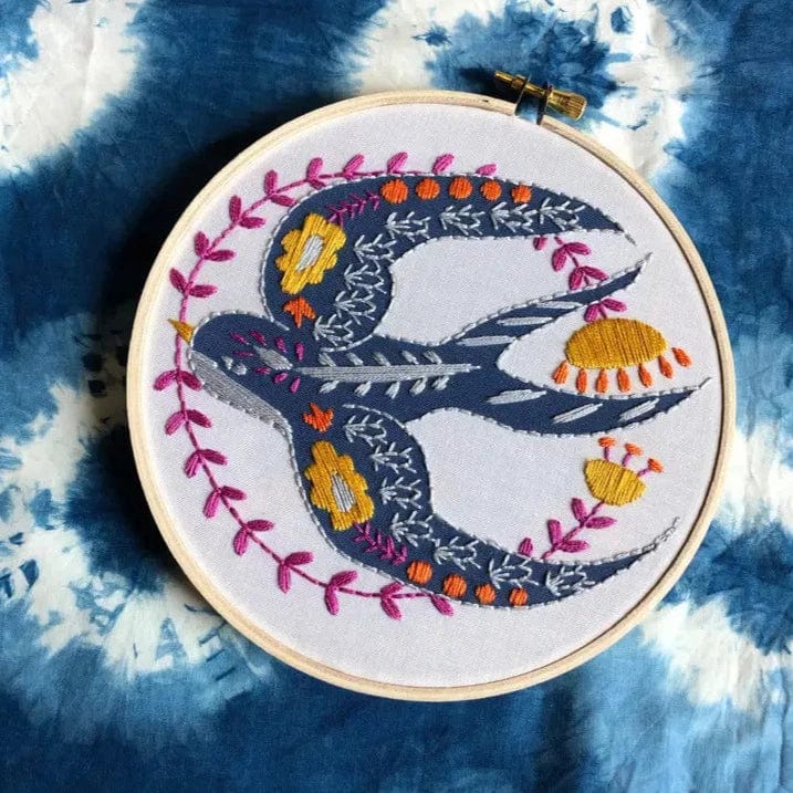 Swallow - Embroidery Kit - Rikrack