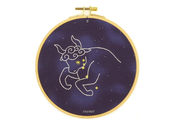 Taurus Embroidery Kit - Constellation Series from Kiriki