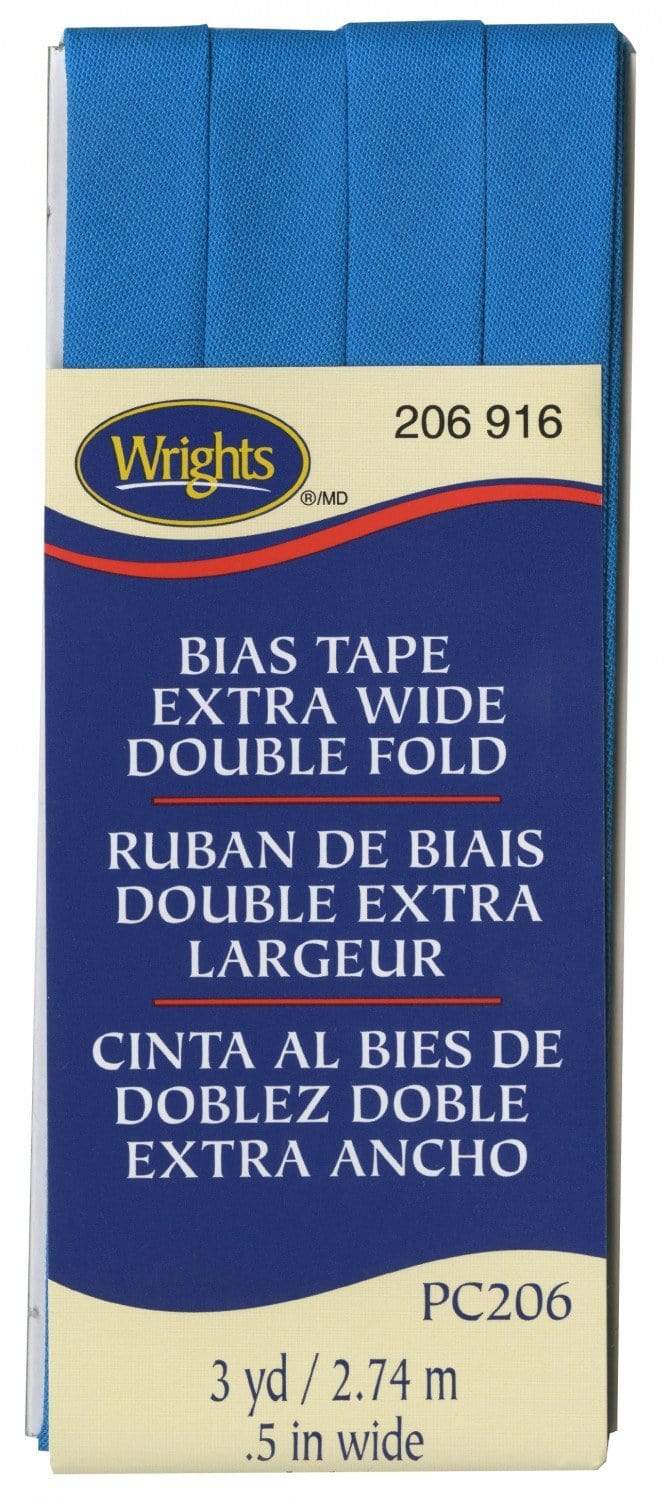 Teal ~ 1/2" Double Fold Bias Tape from Wrights