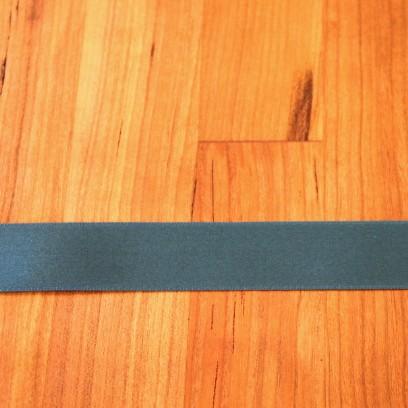 Teal Cotton Ribbon with Satin Finish