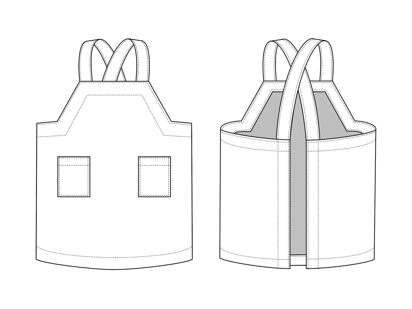 The Driftwood Apron Pattern