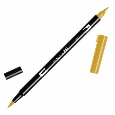 Tombow Dual Brush Pen - 026 Yellow Gold