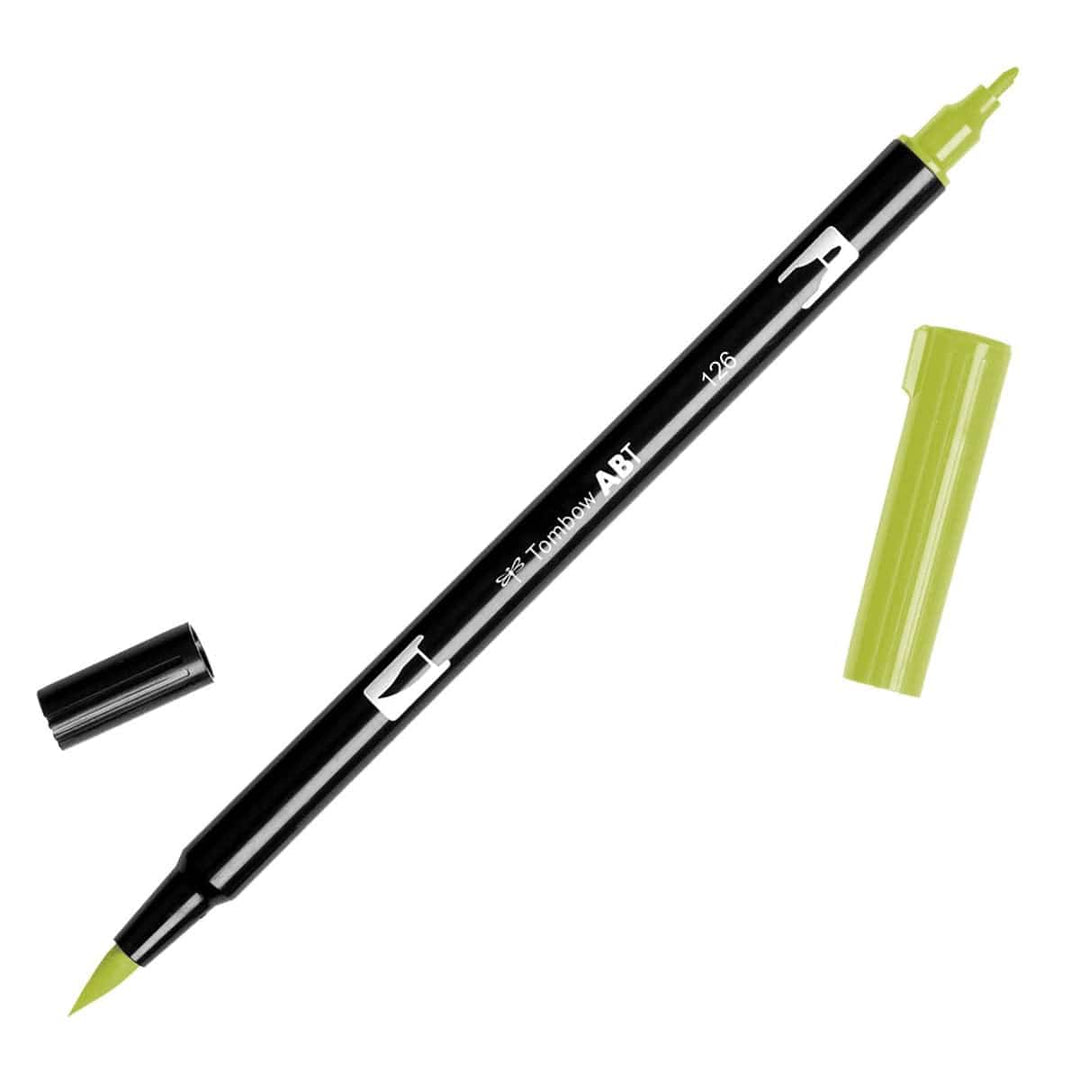 Tombow Dual Brush Pen - 126 Light Olive