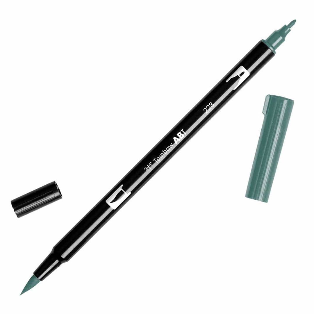 Tombow Dual Brush Pen - 228 Gray Green
