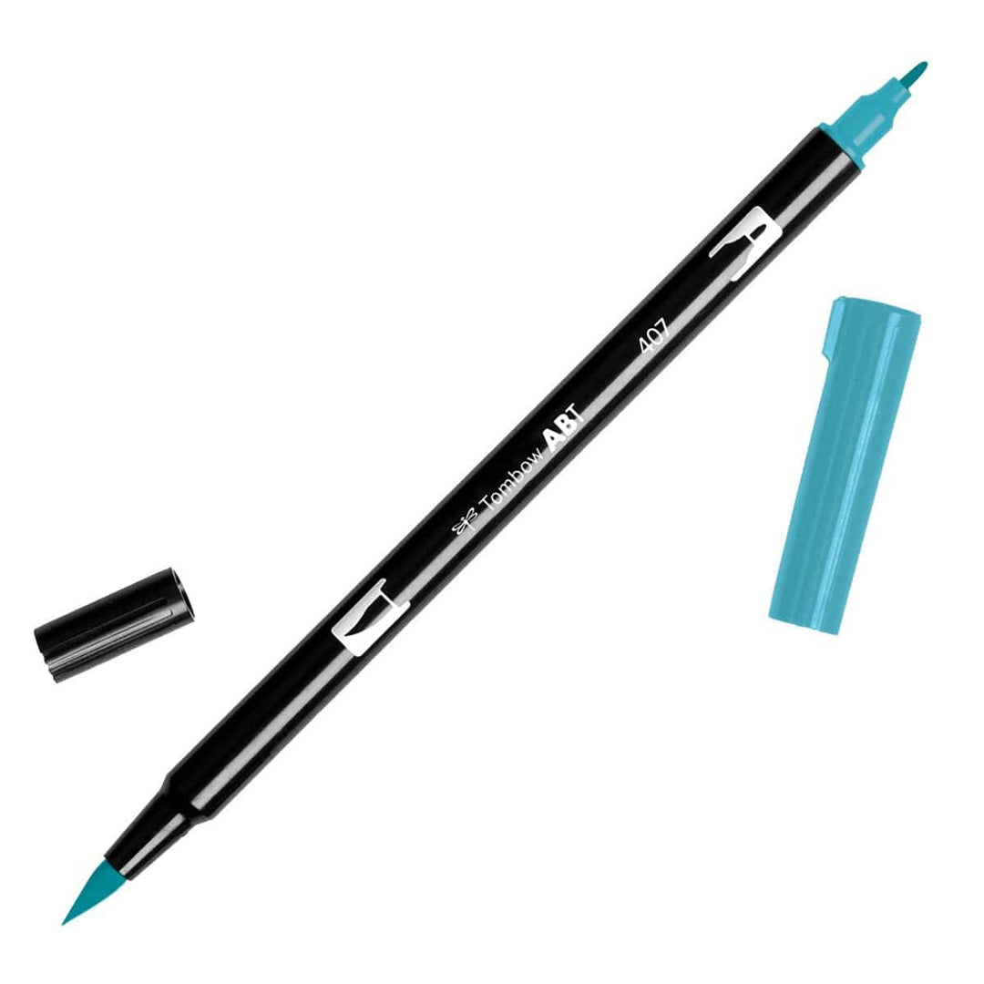 Tombow Dual Brush Pen - 407 Tiki Teal